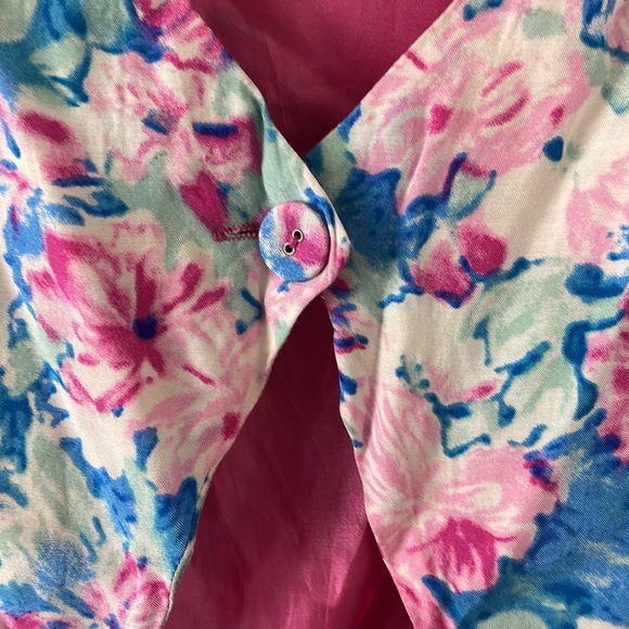 Forever 21 I Love H81 Pink and Blue Floral Mini Dress - Picture 9 of 10